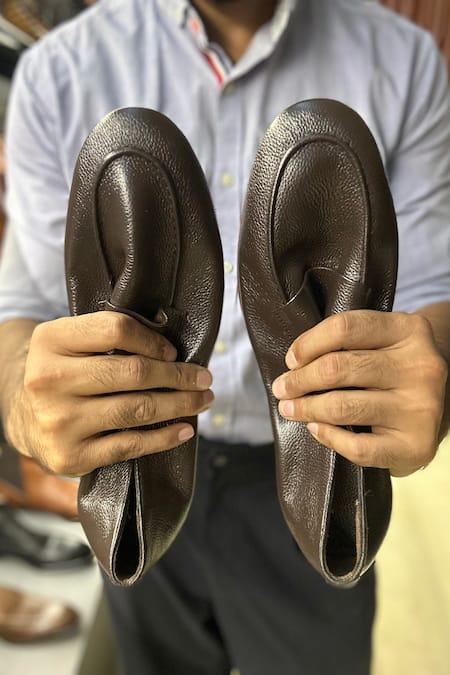FELLMONGER_Brown Plain Loafers _at_Aza_Fashions