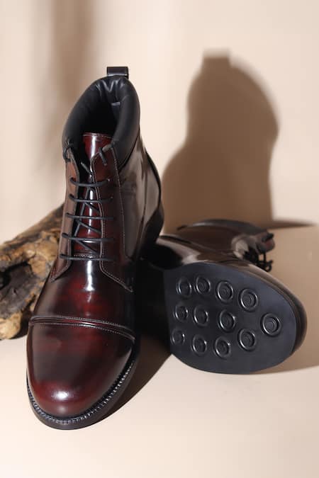 Fellmonger Brushed Captoe Puffy Boots 