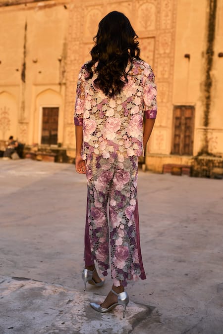 Shop Dash And Dot Multi Color Polyester Bandeau Neck Scalloped Floral Lace Top at Aza Fashions Shop_Dash And Dot_Multi Color Polyester Bandeau Neck Scalloped Floral Lace Top _at_Aza_Fashions