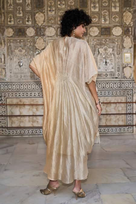 Dash And Dot Draped Ombre Kaftan Pant Set 