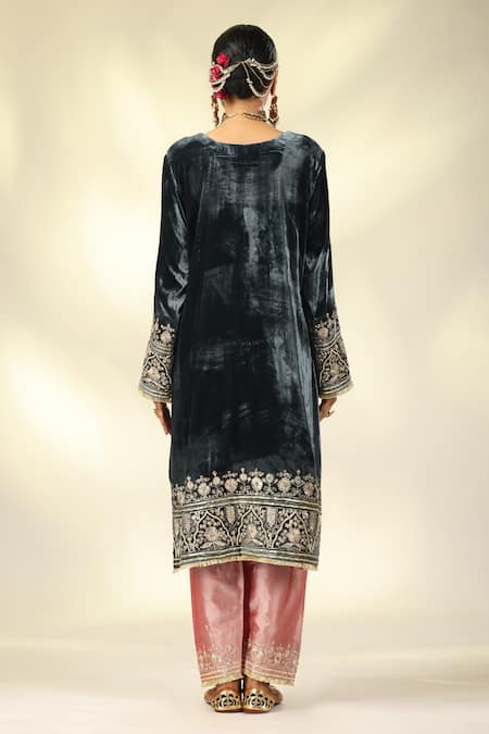 Shivani Sabharwal Sequin Embroidered Kurta Salwar Set 