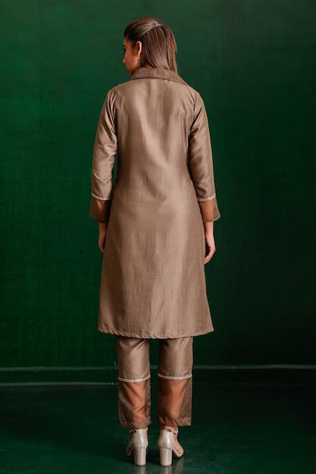 The Home Affair Sequin Detailed Kurta With Pant 
