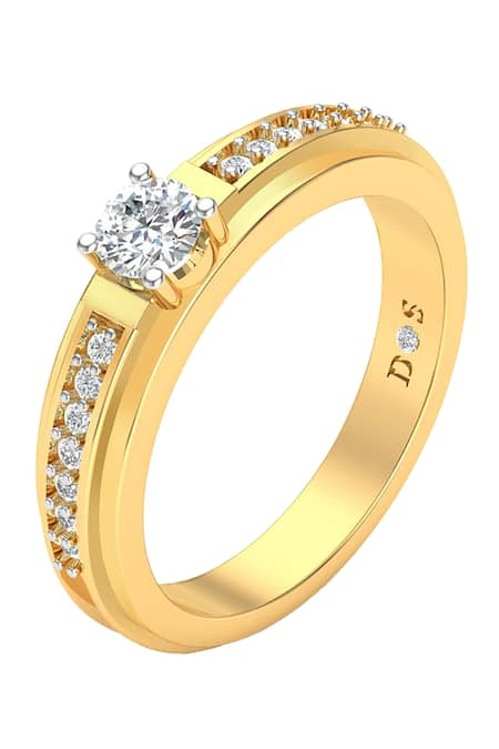 Divine Solitaires Round Cut Diamond Ring 