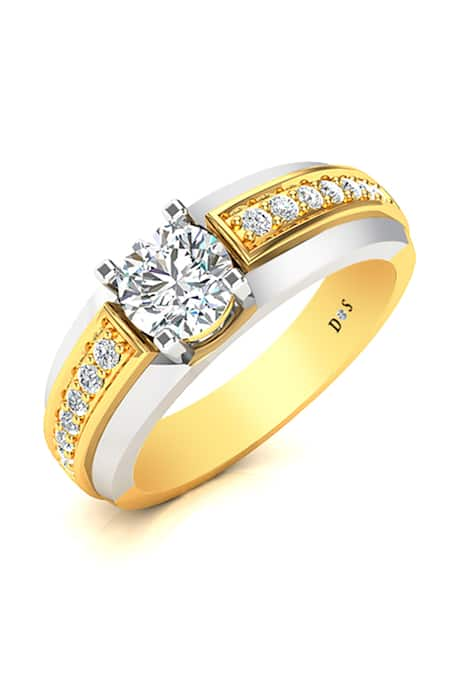 Divine Solitaires 18KT Yellow Gold Diamond Ring 