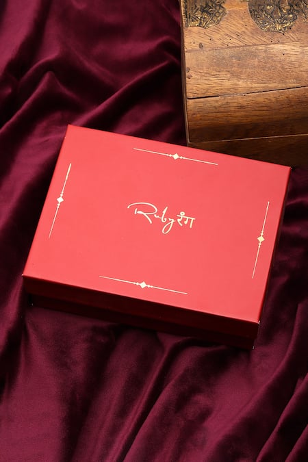 Ruby Raang_White Pearls Handcrafted Studded Bangle - Single Pc _at_Aza_Fashions