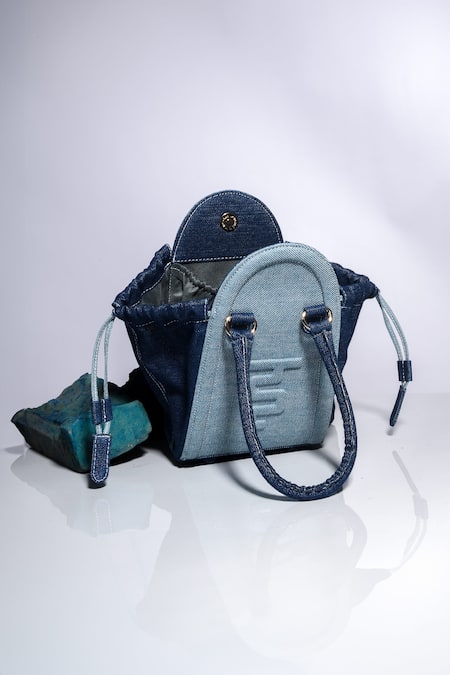 Shop Immri Blue Hues Denim Bag Online at Aza Fashions Shop_Immri_Blue Hues Denim Bag _Online_at_Aza_Fashions