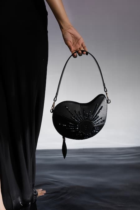 Immri Mango Shaped Kerry Embroidered Bag 