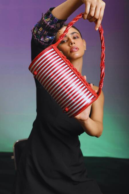 Immri Cylindroid Embroidered Bag 