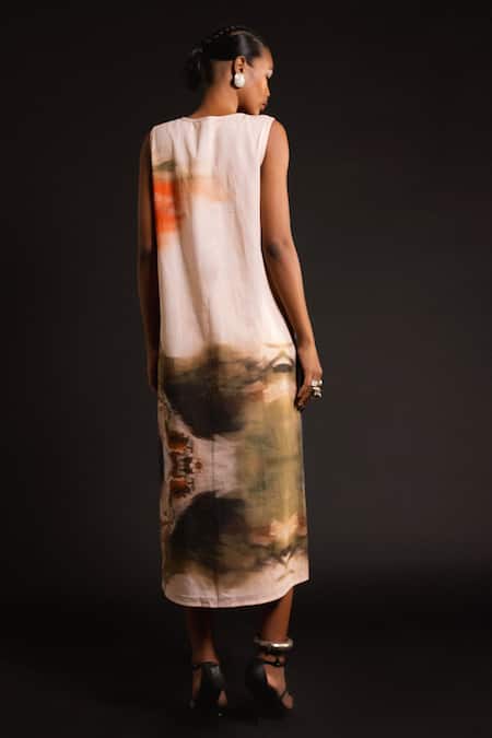 Amka Mangotree Celeste Bloom Print Blazer With Dress 