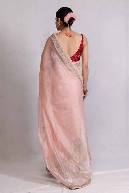 Monika Mathuria Datta Embroidered Border Saree 