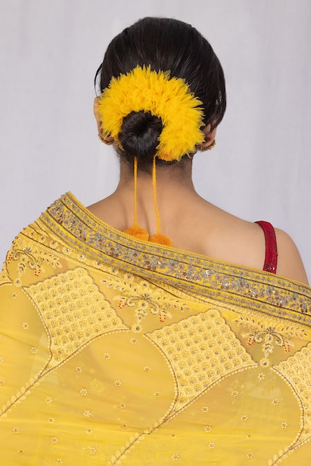 Monika Mathuria Datta Zoya Bead & Dori Work Saree 