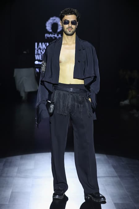 Rahul Singh Zardozi Embellished Shacket Set 