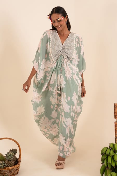 SSHILPA SAMRIYA Flower Bloom Print Kaftan 