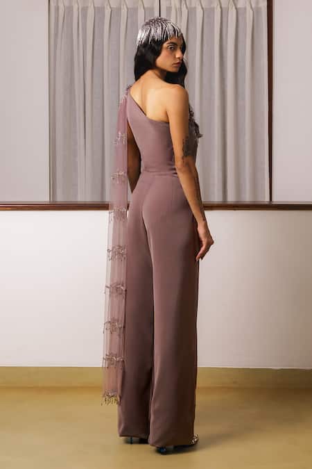 Rimple Agrawal 3D Floral Embroidered Jumpsuit 