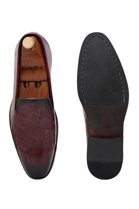 Shop_Ivrah_Brown Roxx The Museum Slip On Shoes_at_Aza_Fashions