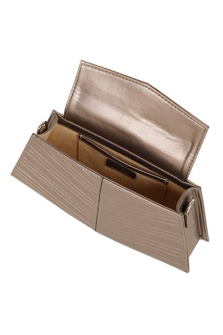 Buy_Adisee_Grey Eve Cord Embossed Shoulder Bag