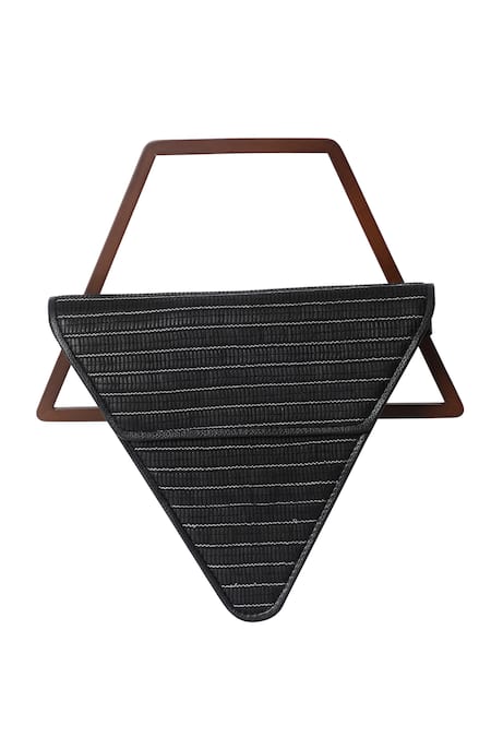 Buy Adisee Black Jade Upcycled Textile Handbag Online at Aza Fashions Buy_Adisee_Black Jade Upcycled Textile Handbag _Online_at_Aza_Fashions