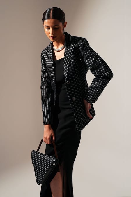 Shop Adisee Black Jade Upcycled Textile Handbag Online at Aza Fashions Shop_Adisee_Black Jade Upcycled Textile Handbag _Online_at_Aza_Fashions