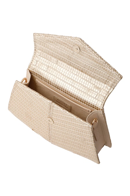 Buy_Adisee_Gold Kendal Textured Bag 