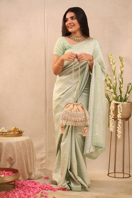 Buy Amyra Multi Color Lace, Pearls, Embroidery Organza Thread And Work Potli Bag Online at Aza Fashions Buy_Amyra_Multi Color Lace, Pearls, Embroidery Organza Thread And Work Potli Bag _Online_at_Aza_Fashions