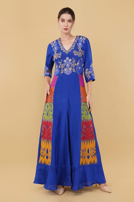 Nidhi Kejriwal Hand Embroidered Yoke Jumpsuit 