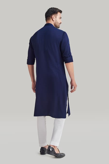 Buy Blue Lotus Design White Cotton, Lycra Plain Straight Pant Online at Aza Fashions Buy_Blue Lotus Design_White Cotton, Lycra Plain Straight Pant _Online_at_Aza_Fashions
