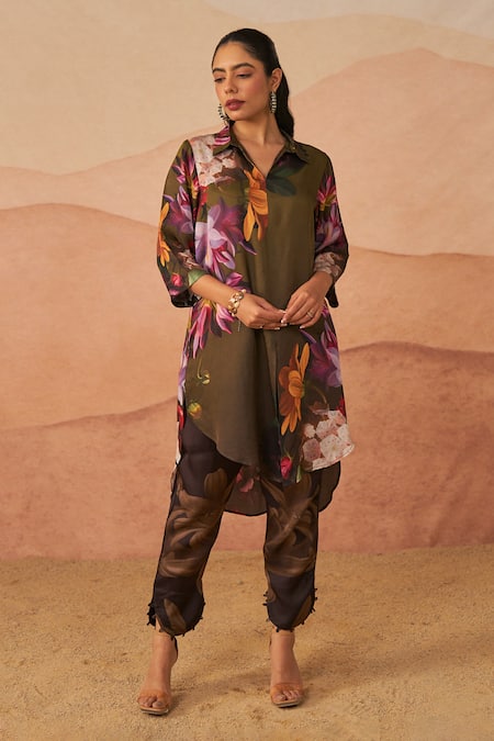 Rainas Audrey High-Low Tunic With Pant 