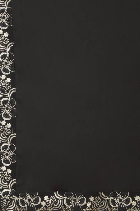 Buy_Aham-Vayam_Black Cotton, Silk Sequins, Zari Divyakriti Embroidered Kurta Set With Dupatta 