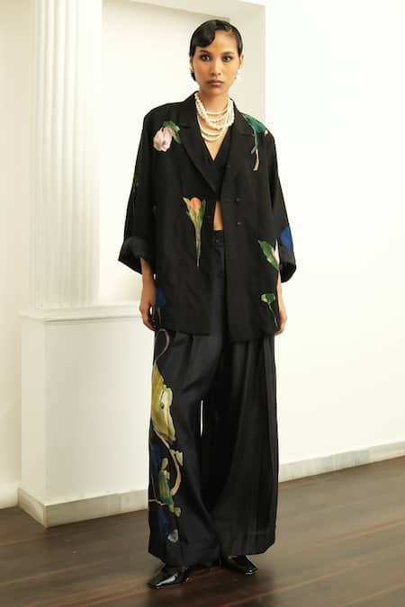 OFRIDA Psyflora Pleated Pant 