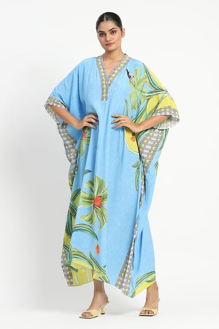 Satya Paul Sunseeker Printed Kaftan 