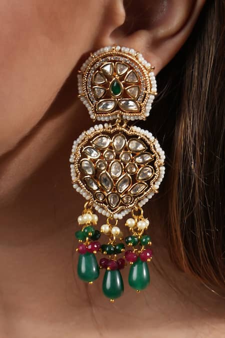 Amaara Jewels Chand Bloom Embellished Choker Set 