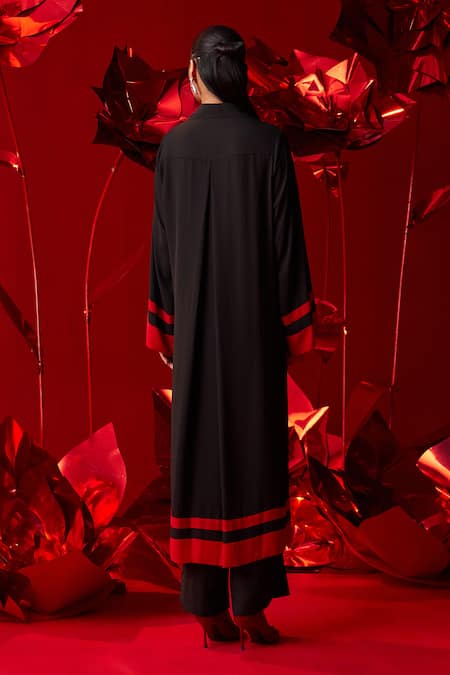 Dania Siddiqui Nova Front Tie-Up Shirt With Pant 