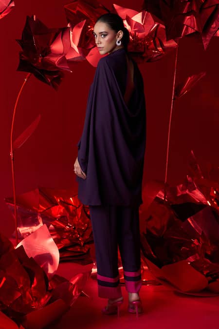 Dania Siddiqui Olivia Draped Tunic With Pant 