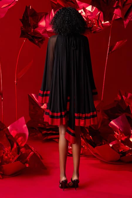 Dania Siddiqui Livia Gathered Mini Dress 