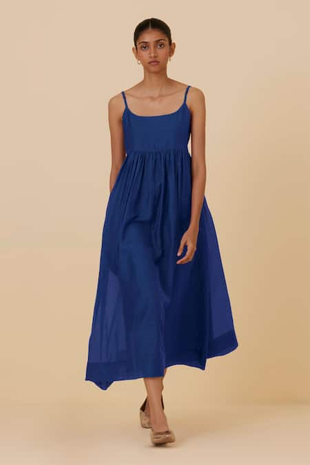 The Summer House Hamza Solid Midi Dress 