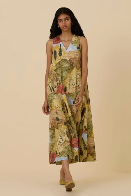 The Summer House Riaz Floral Print Dress 