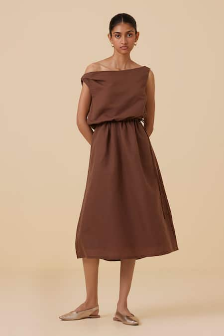 The Summer House Salma Asymmetric Dress 