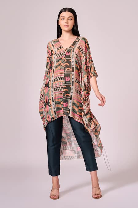 Koswi Aztec Print Kaftan Set 