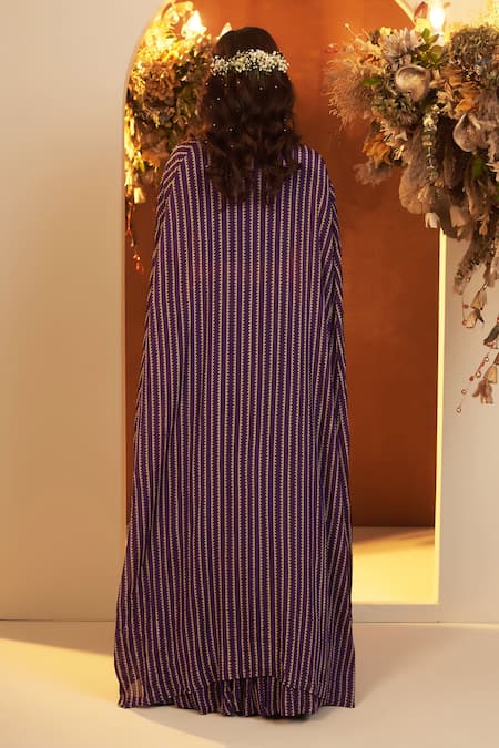 Baidehi Bandhani Print Lehenga Set With Cape 