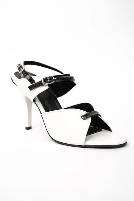 Sana K luxurious Footwear Jacky Color Block Heels 