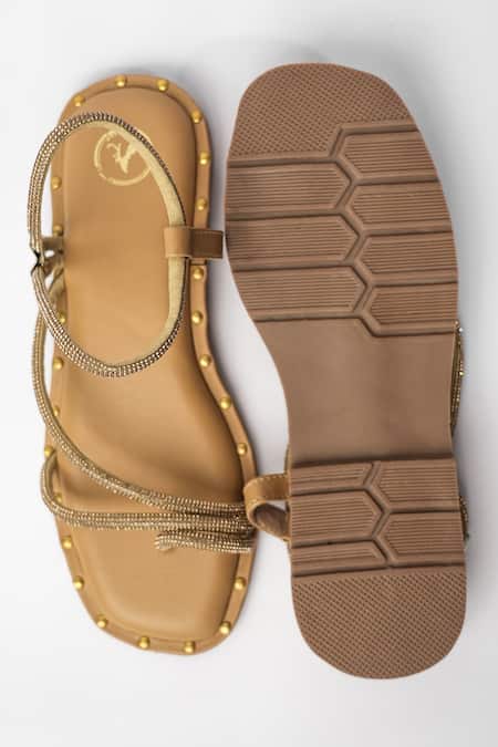 Sana K luxurious Footwear Malaika Embellished Flats 