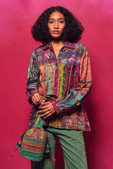 Capisvirleo Turfa Patchwork Shirt