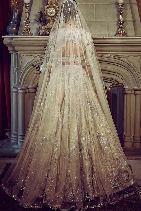 Matsya The Wild Ocean Embroidered Bridal Lehenga Set 