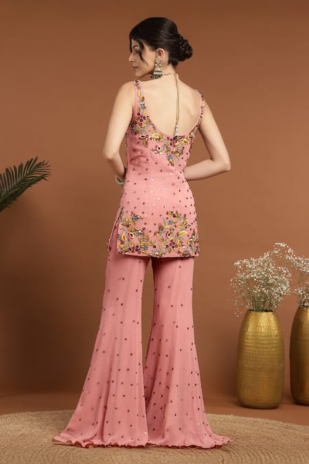 Rirasa Gul Embroidered Kurta & Sharara Set 