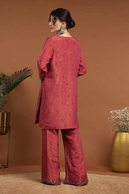 Rirasa Ghungroo & Sequin Embellished Kurta With Pant 