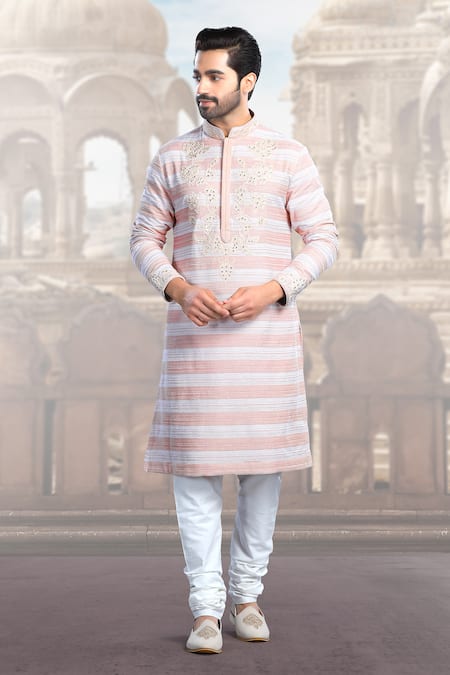 Char Chaand Mirrorwork Embroidered Kurta 