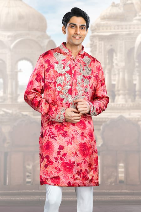 Char Chaand Floral Print Kurta 