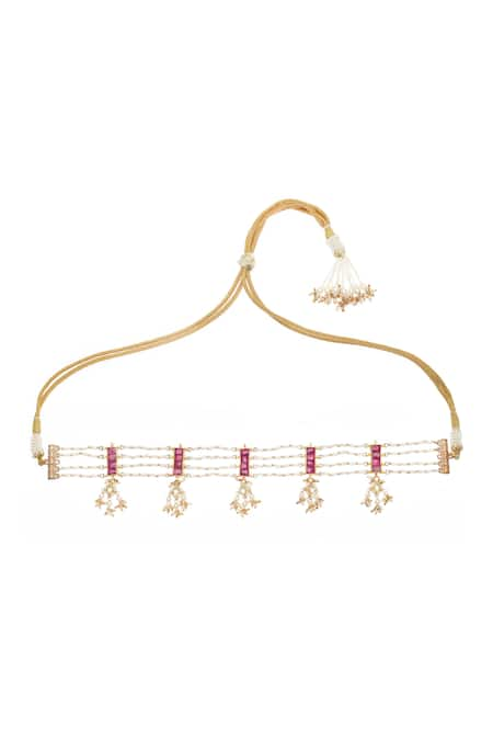 MAISARA JEWELRY Palaash Embellished Choker 