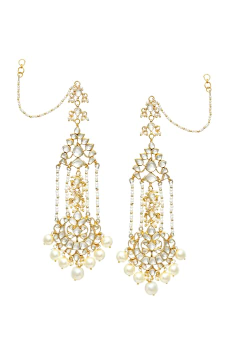 MAISARA JEWELRY Chadrakin Embellished Earrings 