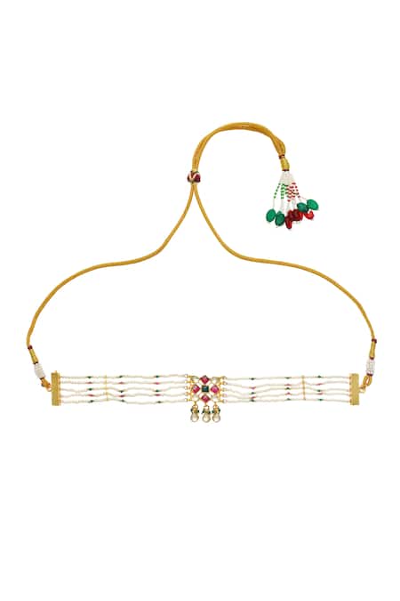 Maisara Jewelry Nilpattri Embellished Choker 